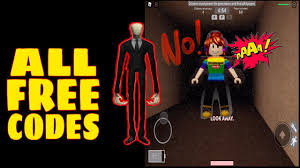 The game is still in early test stages so you might. Codes Can I Stop It Slender Roblox All Free Codes Roblox Coding Stop It