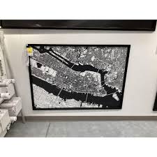 ikea bjorksta new york city map 55 x 39