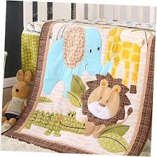 Safari Crib Bedding Set 3 Piece Lion