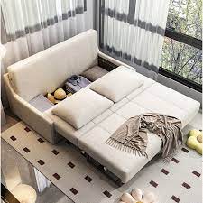 faux leather sofa bed multifunctional