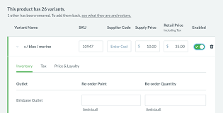 Managing Variants In Vend How Can We Help