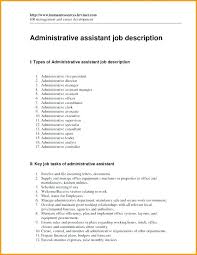 Seeking Administrative Assistant Position Resume Duties For Admin