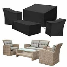 Patio Furniture Covers 4 Piece Outdoor