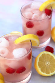 raspberry lemonade vodka spritzer