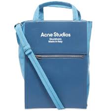 Acne Women's Baker Small Leather-trimmed Tote Bag