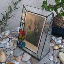 Valentines Stained Glass Photo Frame
