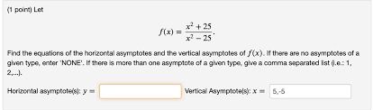 Equations Of The Horizontal Asymptotes