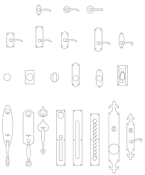 Autocad Doors Blocks Library Exterior