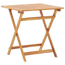 Table 70x70x75 Cm Solid Acacia Wood