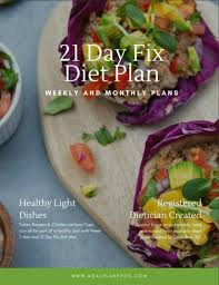 the 21 day fix meal plan foods to