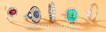antique jewellery enement rings
