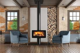 Freestanding Fireplace Adf Hayra V85