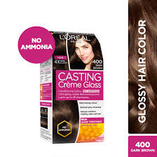 Loreal Paris Casting Creme Gloss Hair Color Dark Brown 400 87 5g 72ml