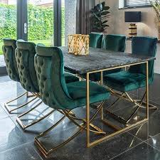 Gold Dining Chairs Luxury Dining Room