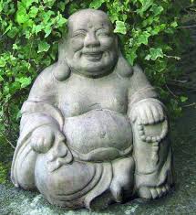 Sitting Buddha Stone Ornament Garden