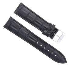22mm leather watch strap band for