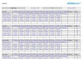 A model that consists of 12 hour patterns. Work Schedule Template Excel Pdf Download Tracktime24