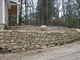 Large Retaining Wall In Bedford Nh