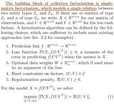 For this example it would be: Collective Matrix Factorization Collaborative Matrix Factorization Model Programmer Sought