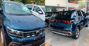 Volkswagen Taigun Lava Blue Colour