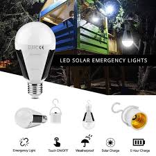 Stealth Angel Solar Rechargeable 12w Led Light Bulb Stealth Angel Survival