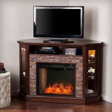 corner electric fireplace tv stand foter