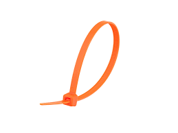 8 inch fluorescent orange cable tie