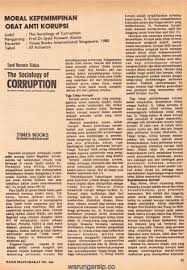 I think that this was probably the same in earlier times. E Bahruddin Moral Kepemimpinan Obat Anti Korupsi Panji Masyarakat September 1981 Warungarsip Co