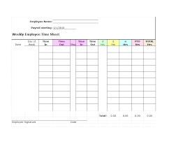 Weekly Excel Template Daily Timesheet Free Download Danielmelo Info