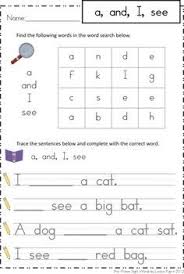 Sight Words Revise And Assess Word Work Pre Primer Words