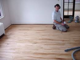 sanding process the hardwood flooring