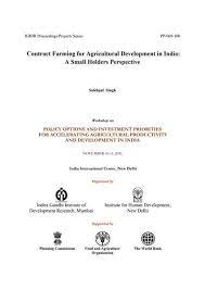 Contract Farming in India