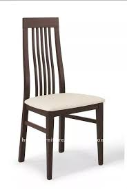 solid wood kitchen high back chair