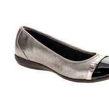 Faded Glory Womens Casual Silver Black Shoes W Buckle