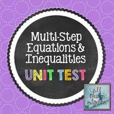 Multi Step Equations Inequalities