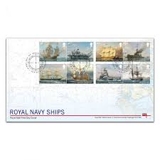 Royal Navy Ships Stamp Souvenir