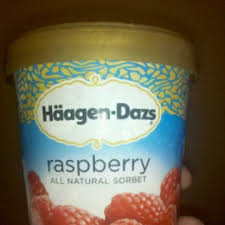 haagen dazs fat free raspberry sorbet