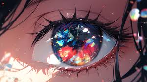 colorful eye anime desktop