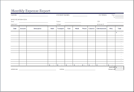 Monthly Expense Sheet Insaat Mcpgroup Co