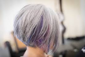 colour player natural gray hair with