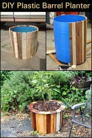 diy plastic barrel planter your