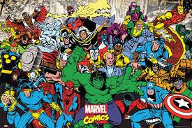 Poster Marvel Characters Wall Art