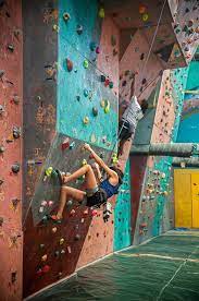 Wall Climbing And Bouldering