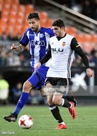 Roger martinez of colombia fights for the ball with guillermo maripan. Deportivo Alaves Chilean Midfielder Guillermo Maripan Vies With Midfielder Nike Football Football Match