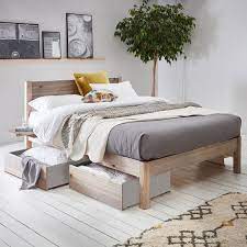 White Knight Space Saver Wooden Bed