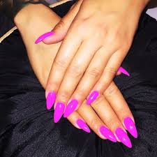 18 celebrity fuchsia nail polish photos