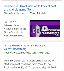 Game guardian net