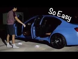 How To Install Bmw Led Door Projector Youtube