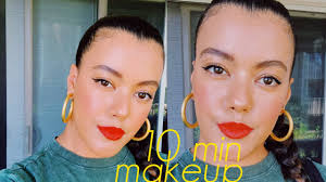 very easy 10 mimuts makeup look