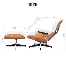 modern lounge chair and ottoman set